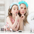 Spa Headband for Women, Cute Terry Towel Head Band for Skincare, Makeup Removal, Sponge Spa Headband, Blue