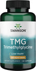 Swanson TMG Trimethylglycine - Amino Acid Supplement for Healthy Liver Function & Heart Health Support (90 Capsules,