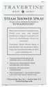 Travertine Spa Eucalyptus Steam Shower Spray, 2 oz