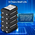Mihobatt 5-Pack 2CR5 6V 1650mAh 2CR5M 5032LC DL245 EL2CR5 KL2CR5 RL2CR5 Battery, with PTC Protection Replacement
