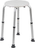 Flash Furniture Hercules Series Aluminum Bath and Shower Chair with Adjustable Seat Height, Anti-Slip Medical Shower
