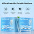Hyaluronic Acid Mouthwash, Alcohol-Free Oral Rinse for Fresh Breath, Healthy Gums, 40 Travel Packs, Fresh Mint