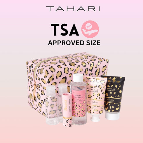 Tahari Spa Gift Set for Women - Vanilla Jasmine Bath Kit, Includes Body Lotion, Body Wash, Hand Cream