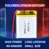 3.7V 900mAh Lithium Polymer Ion Rechargeable Battery 703040 with 2P PH 2.0mm Pitch Connector