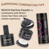 SEVICH Hairline Shadow Powder - Light Coffee Quick Cover for Grey Roots, Eyebrows & Beards, Windproof & Sweatproof