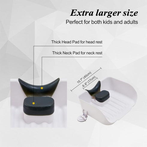 HNKastela Portable Shampoo Basin for Baby, Kids, Children,The Elderly People,Pregnant Woman, Hair Washing Basin Tray at