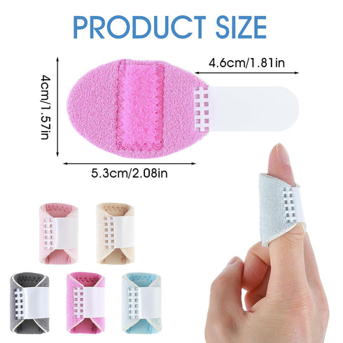 Trigger Finger Splints (5PCS) Thumb Finger Brace for Knuckle Immobilization, Pain Relief, Fits Index, Middle, Ring,