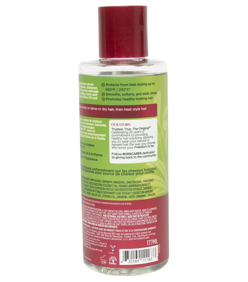 ORS Olive Oil Heat Protection Hair Serum, 6 Ounces, Infused with Coconut Oil