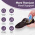 BraceAbility Heel Spur Cups - Medical-Grade Silicone Plantar Fasciitis Insole Cushion Pads (Pair - Medium)
