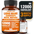 Mushroom Complex 12000mg Capsules - Lions Mane, Cordyceps, Reishi, Maitake for Brain Boost, Memory, Energy, and Immune