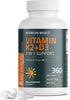 Bronson Vitamin K2 D3 (MK7) Supplement Non-GMO Formula Vitamin D3 5000IU (125