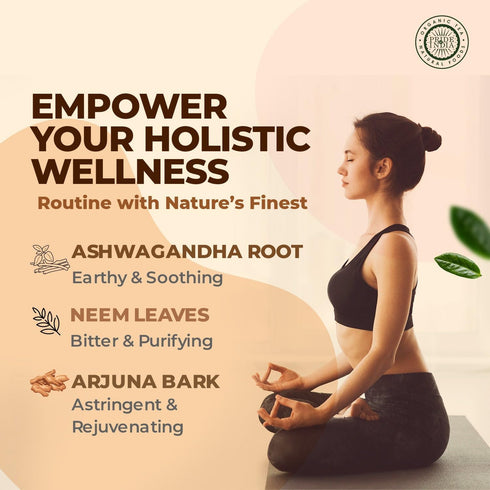 Pack 15.06 oz (426.94 Pride Of India | Ayurvedic Healing gm) | Includes Arjuna Bark Whole, Ashwagandha Root Whole