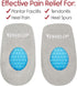 Vive Envelop Gel Heel Cups, Cushion for Women, Men, Plantar Fasciitis Support, Foot Pain Relief