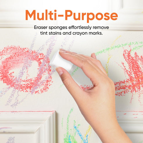 Magic Eraser Sponge, Melamine Sponge for Floor, Wall, Furniture Cleaning, Pack of 16 Mini Cleaning Erasers
