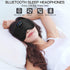 LC-dolida Sleep Headphones, Bluetooth Wireless Music Eye Mask, Ultra-Thin Stereo Speaker for Side Sleepers