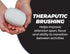 Wilbarger 6 Pack Method Therapy Brush, (White) - Therapressure Sensory Brush for Occupational Therapy and Brushing