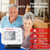 Portable Blood Pressure Monitor Wrist, Adjustable Cuff 5.3-8.5in, Large LCD, Home Use with Carrying Case