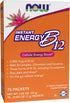 NOW Supplements Instant Energy B-12, 75 Packets, 2,000 mcg of B-12 per packet, Cellular Energy Boost*