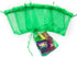 100Pcs 3x4 Inch Green Organza Bags with Drawstring, Small Mesh Jewelry Gift Pouches, Baby Shower Party Favor Bags