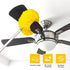 Heonay 13 49.7 Inch Ceiling Fan Cleaner Duster Reusable Microfiber Ceiling Fan Blade Cleaner Removable Duster