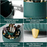 360 Rotate Makeup Brush Holder Organizer, Green Makeup Storage for Vanity, Desktop, Bathroom Countertop Organization