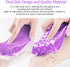 Inmorven Back Scrubber for Shower, Extra Long Silicone Exfoliating Body Brush with Handle for Men and Women (30