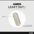Amen Leaky Gut Supplement, Advanced Formula with L Glutamine, Zinc, Turmeric, Probiotics, Vegan, Non-GMO, 90 Capsules