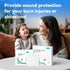 Dimora Hydrogel Burn Dressing 4" x 4" - Instant Cooling Relief for Minor Burns & Wounds, Soothing Moist Burn Pads for
