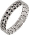 Pure Titanium Magnetic Bracelet - Elegant Pain Relief Jewelry with 48 Magnets, 3.8 Oz