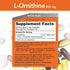 NOW Supplements, L-Ornithine (L-Ornithine Hydrochloride) 500 mg, Amino Acid, 120 Veg Capsules