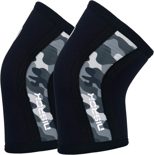 Elbow Sleeves Pair, 5mm Neoprene Compression Brace for Support in Cross Training, Weightlifting, Basketball, Tennis