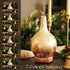Setting, 150ml Porseme Gold Plated Essential Oil Diffuser Glass Aromatherapy Ultrasonic Humidifier, Auto Shut-Off,Timer