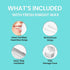 10 Pack Braces Wax White - Unscented & Flavorless Dental Wax for Braces & Aligners, 50 Premium Orthodontic Strips