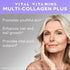 Vital Vitamins Multi Collagen Plus - Biotin, Hyaluronic Acid, Vitamin C - Collagen for Women & Men - Hair Growth Support Supplement - Skin, Nails Beauty Complex - 150 Pills