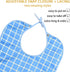 Pafusen Adult Bibs for Men - Waterproof Clothing Protector for Adults - Reusable Large Feeding Bibs for Men with Crumb