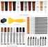 DEWEL Wood Furniture Repair Kit, Upgrade Touch Up Markers with Wax Sticks, 42 Pcs Floor Touch Up Kit for Scratches,