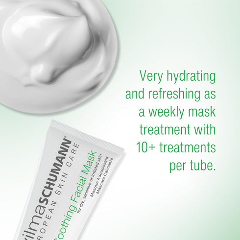 Soothing Facial Mask - Moisturizing Cream Mask for Dry and Sensitive Skin, 3.5OZ/105ML