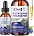 2 Pack Potassium Magnesium Supplement Liquid - 500mg Calm Magnesium & 99mg Potassium for Energy & Immune Support
