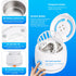 Ultrasonic Retainer Cleaner, Dental Cleaning Pod for Dentures, Mouth Guards, Aligner, Toothbrush Heads, Jewelry, 45kHz