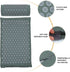 Set NOLITOY Shiatsu Acupoint Massage Mat and Pillow with Carrying Bag, Practical Relaxation Yoga Mat for Full Body