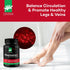 Daiwa Plasmanex 1 - Blood and Vein Circulation Supplements, 60 Vegan Capsules for Healthy Legs and Veins