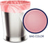 Color Scents Small Trash Bags, 4 Gallon, 60 Bags with Pink Teakwood + Rose Scent and Microban