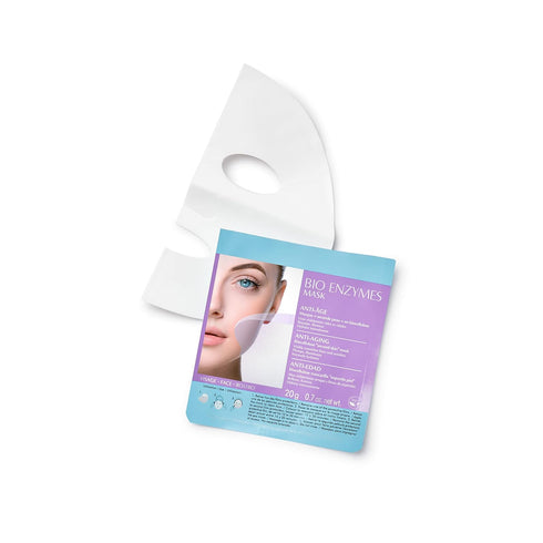 Talika Bio Enzymes Anti-Ageing Mask, Smoothing Face Mask, Biocellulose Moisturising, 12g