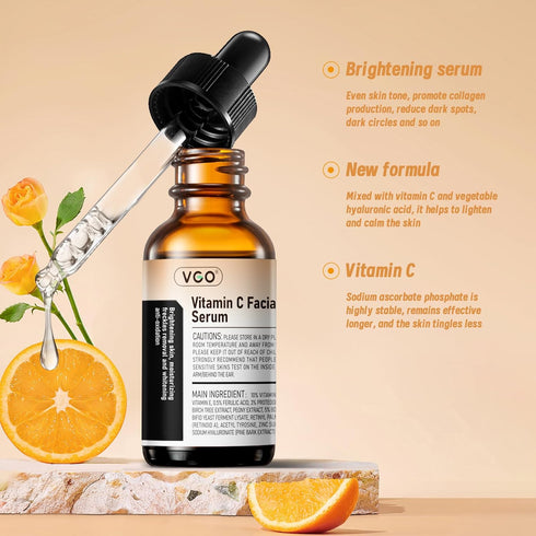 VGO Vitamin C & Vitamin E Facial Serum, 60ml / 2.02oz