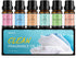 Clean Essential Oils Set - 6x10ML Fragrance Oil for Diffuser, Aromatherapy, Candle & Soap Making Essential Oil Kit