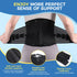 Back Support Brace for Posture with Stretchable Belt, Upgraded High-elastic Straps, Lumbar Brace for Lower Back Pain