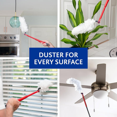 O-Cedar Flex & Catch Heavy Duty Dusting Refills (5 Count), Disposable Duster Refill with 100% Recycled Materials