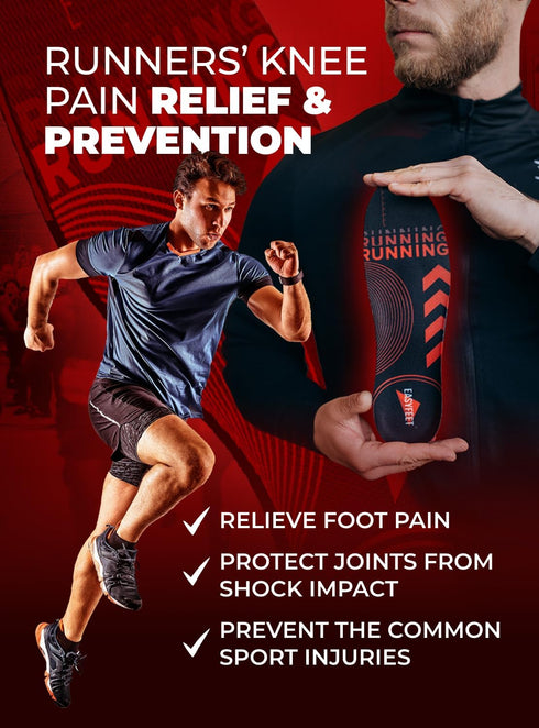 Running Athletic Shoe Insoles Men Women - Sport Insole - Shock Absorption Inserts - Walking Hiking Hockey Tennis