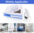 HouCheerShop Magnetic Window Cleaner, Double Sided Glass Wiper Tool for High-Rise Windows Thickness 0.1‘’- 0.3‘’ (Blue)