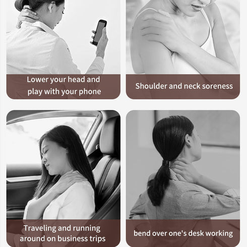 Neck Massager for Pain Relief Deep Tissue, Neck and Shoulder Massager with Heat Shiatsu Simulates Hand Massager Gifts